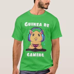 T-shirt Guinée jouer guinée cobaye citation jeu vidéo