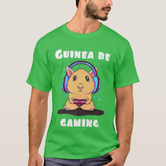 T-shirt Guinée jouer guinée cobaye citation jeu vidéo