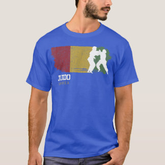 T-shirt Guinée Judo Fighter Femmes Arts Martiaux Judoka Ju