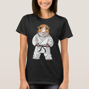T-shirt Guinée Karate de porc Ninja Jiu-jitsu Taekwondo Ma