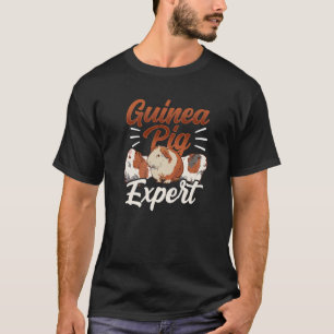 T-shirt Guinée Pig Expert Amoureux des animaux animal de c