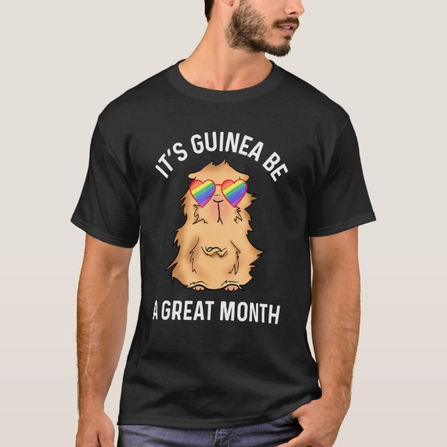 T-shirt Guinée Pig Lgbtq Stuff Mois Gay pride Son Guin (Devant)