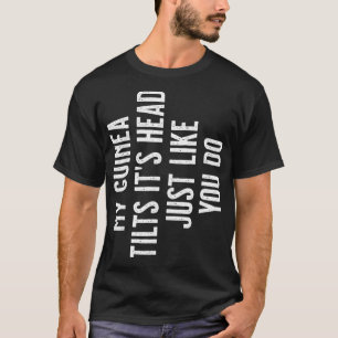 T-shirt Guinée Pig Mon Guinée Pig penche sa tête comme