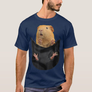T-shirt Guinée Pig Owner Cute Pocket Guinée Pig 