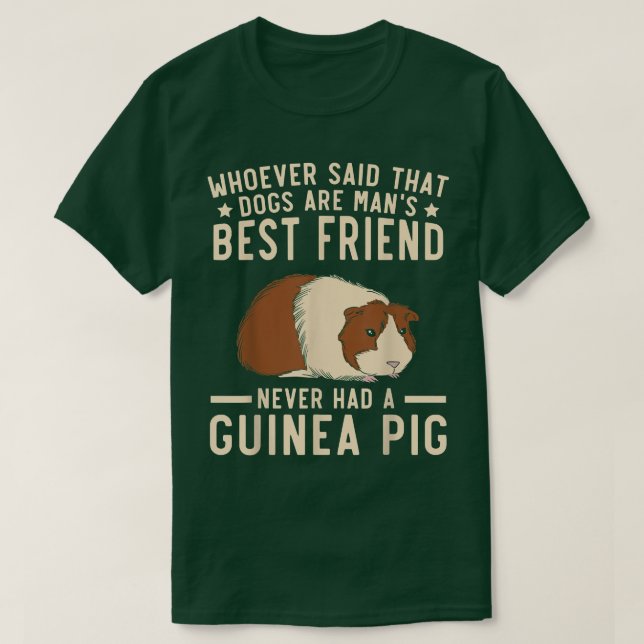 T-shirt Guinée Pig Papa Maman Rodent Pet Lover Wheek Wheek (Design devant)