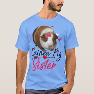 T-shirt Guinée Pig Sister Costume Shirt Women Guinée Pig L