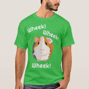 T-shirt Guinée Pig Wheek Cadeau Guinée Chiens Anniversaire