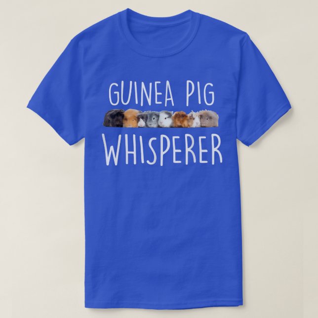 T-shirt Guinée Pig Whisperer Drôle Guinée Diversité des po (Design devant)