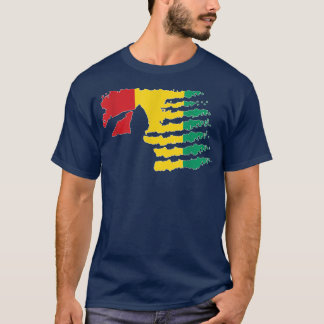 T-shirt guinée Soldat salue Vétérinaire Patriote