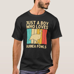 T-shirt Guinée Voler pour garçons Enfants Bird Chicken Far