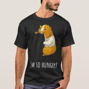 T-shirt Guinéen Cochon Je suis si affamé Je propriétair