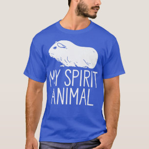 T-shirt Guinéen Cochon Mon Esprit Animal Hamster Animaux A