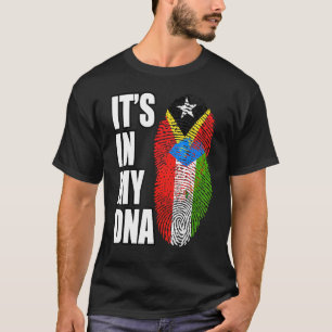 T-shirt Guinéen Equatorial Et Timorais Mélangent L'ADN Dra