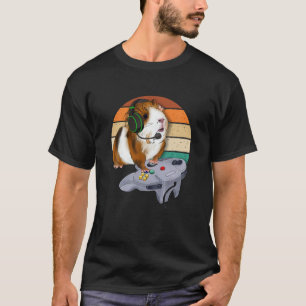 T-shirt Guinéen Pig Jeu Vidéo Faune Animal Guinéen Piogg G