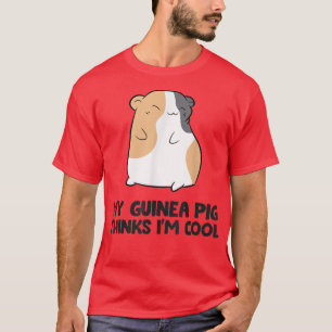 T-shirt Guinéen Propriétaire de Cochon Mon Cochon de Guiné