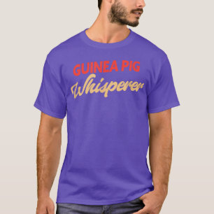 T-shirt Guinéen Whisperer Cochon de Guinée drôle