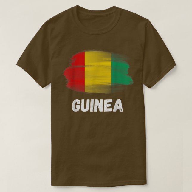 T-shirt Guinéenne Flag Pride Retro Guinéenne Flag Family M (Design devant)