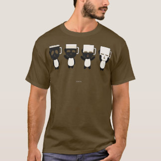 T-shirt Guinness Panda Bière Motif noir