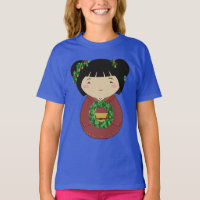 Guirlande de Noël de Kokeshi