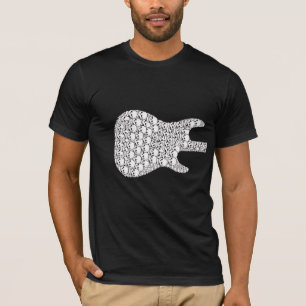 T-shirt Guitar_Front squelettique et dos