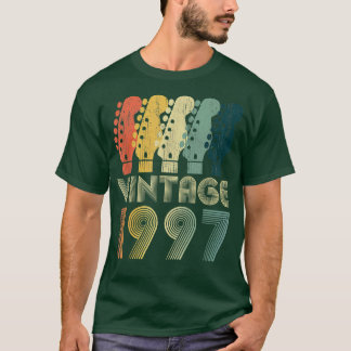 T-shirt Guitar Lover 25 Year Old Gifts Vintage 1997 Limite
