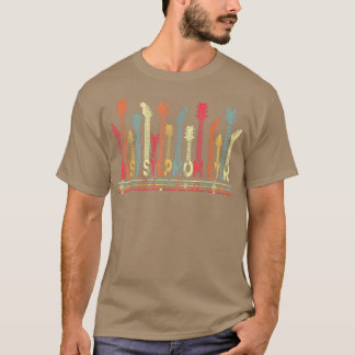 T-shirt Guitar Lover Best Stepmom Ever Retro Music Mothers