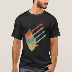 T-shirt Guitar Lover   Vintage Electric guitar