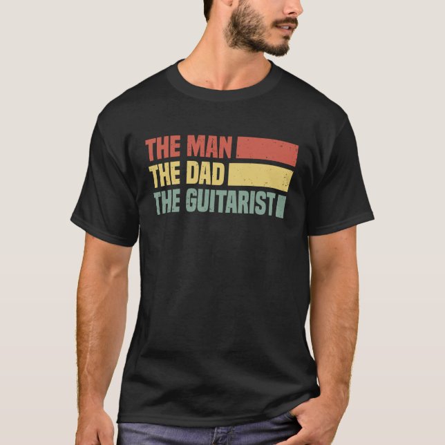 T-shirt Guitar Percussion Jam Session  Bass Guitarist (Devant)