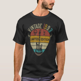 T-shirt Guitare 30e Meilleur anniversaire de 1993 1