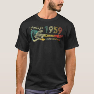 T-shirt Guitare 63 ans vintage 1959