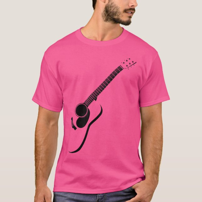 T-shirt Guitare acoustique (Devant)