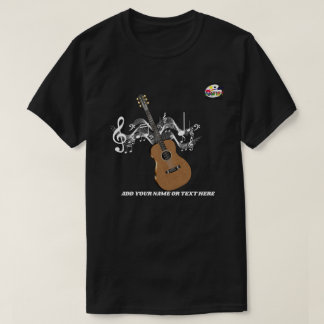 T-shirt Guitare acoustique
