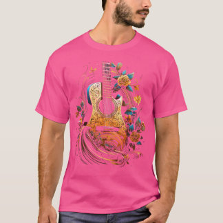 T-shirt Guitare acoustique