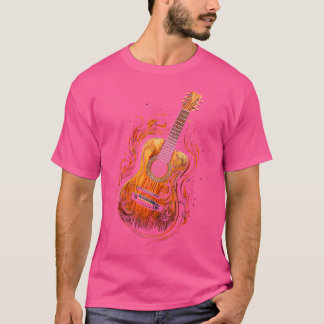 T-shirt Guitare acoustique