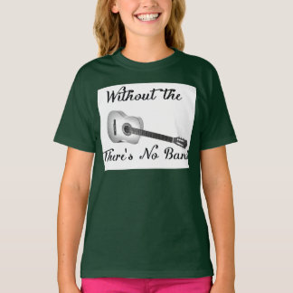 T-shirt Guitare acoustique Filles American Apparel ¾ Manch