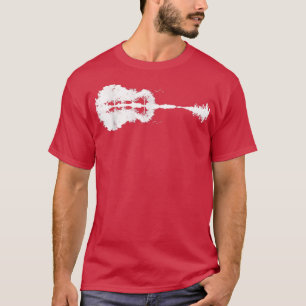T-shirt Guitare acoustique Joueur Nature Musique Guitarist