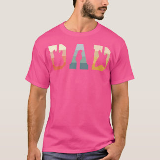 T-shirt Guitare acoustique Papa Guitariste Instrument de m