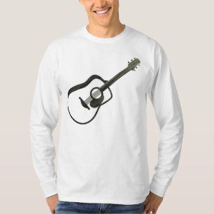 T-shirt Guitare acoustique - striée