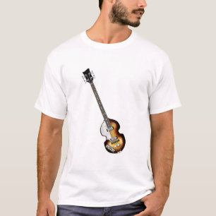 T-shirt Guitare basse de violon