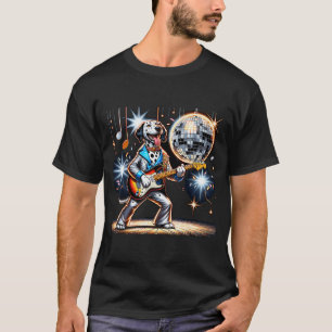 T-shirt Guitare boule disco dalmatien hommes femmes enfant