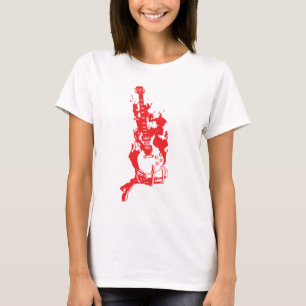 T-SHIRT GUITARE BRÛLANTE