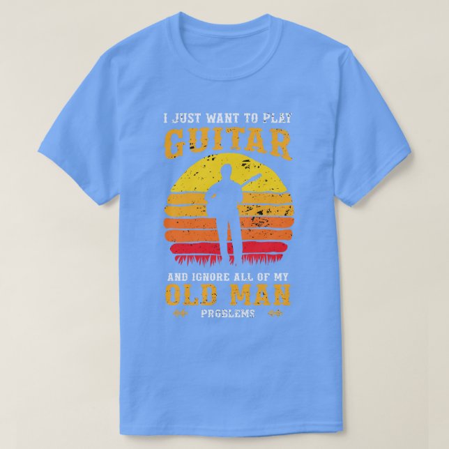 T-shirt Guitare Chemise Guitare Lecteur Chemise Guitare Lo (Design devant)