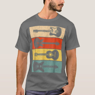 T-shirt Guitare cool Pour Hommes Femmes Amateurs De Guitar
