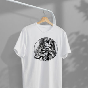 T-shirt Guitare de la boîte à cigares de grenouille