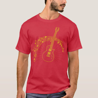 T-shirt Guitare de musique guitare