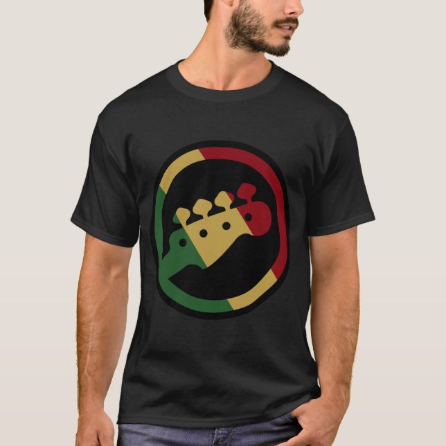 T-shirt Guitare de pièce en t d'idée de cadeau de musique (Devant)