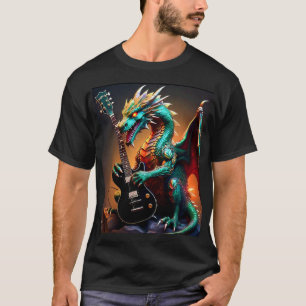 T-shirt Guitare Dragon