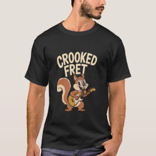 T-shirt Guitare Écureuil - Humour des Cordes Voilées