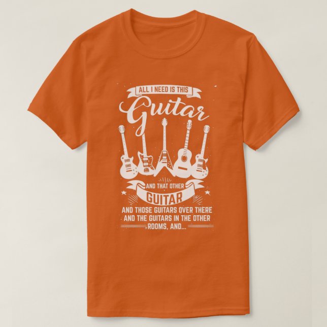 T-shirt guitare électrique 17 (Design devant)