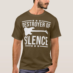 T-shirt Guitare Electrique Bass Player Musique Band Hommes